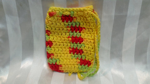 Soap Cozy - Red/Yellow/Lime